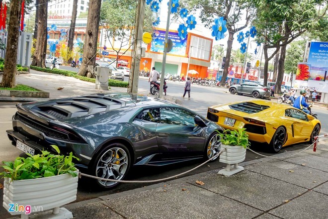 Ca dan sieu xe Lamborghini 